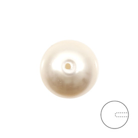 *DB-1107-0921-05 - Plastic Bead Round Half drilled 8MM Pearl Peach 1.2mm Hole 24pcs *DB-1107-0921-05,Beads,Plastic,Bead,Plastic,Plastic,8MM,Round,Round,Half drilled,Beige,Peach,Pearl,1.2mm Hole,China,montreal, quebec, canada, beads, wholesale