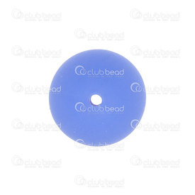 1108-0101-1515 - Silicone Chew Bead Round Light Cobalt 15mm 20pcs 1108-0101-1515,billes de 15mm,montreal, quebec, canada, beads, wholesale