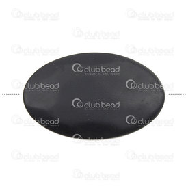 1108-0102-4027 - Silicone Chew Bead Oval Flat 9x25x40mm Black 5pcs for Teething Jewelry 1108-0102-4027,For teething jewelry,Silicone,montreal, quebec, canada, beads, wholesale