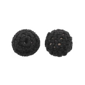1108-1100-01 - Unvarnished wood Crochet chew bead for Teething Jewelry Round 14MM Black 5pcs 1108-1100-01,Crochet chew bead,for Teething Jewelry,Unvarnished wood,14MM,Round,Round,Black,Black,China,5pcs,montreal, quebec, canada, beads, wholesale