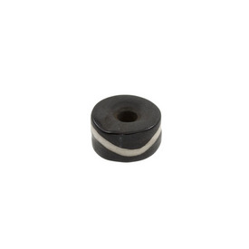 *1109-1326-01 - Bone Bead Tube 5X8MM Black Painted Design 25pcs India *1109-1326-01,Bead,Natural,Bone,5X8MM,Cylinder,Tube,Black,Black,Painted Design,India,25pcs,montreal, quebec, canada, beads, wholesale