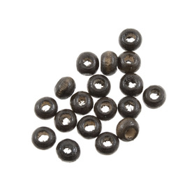 *1110-2001 - Bille de Bois Rond 4MM Noisette 1 Sac 90gr *1110-2001,walnuts,montreal, quebec, canada, beads, wholesale