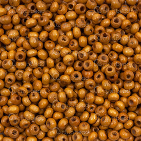*1110-2007-DK - Wood Bead Round 4MM Mustard Yellow 90gr *1110-2007-DK,Beads,Wood,Dyed,montreal, quebec, canada, beads, wholesale