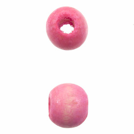 1110-2053-SAC - Wood Bead Round 6MM Pink 90gr 1110-2053-SAC,Beads,Wood,Dyed,montreal, quebec, canada, beads, wholesale