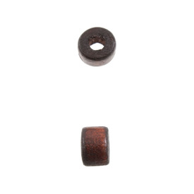 *1110-2115 - Wood Bead Cylinder 5X3.5MM Mahogany 1000pcs *1110-2115,Cylinder,5X3.5MM,Bead,Wood,Wood,5X3.5MM,Cylinder,Cylinder,Brown,Mahogany,China,1 Box,(App. 830pcs),montreal, quebec, canada, beads, wholesale