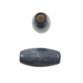 1110-2149-SAC - Wood Bead Rice 7X15MM Navy 90gr 1110-2149-SAC,Beads,Wood,Dyed,montreal, quebec, canada, beads, wholesale