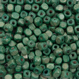 1110-2197-GR - Wood Bead Cube 5MM Light Green 90gr 1110-2197-GR,Beads,Wood,montreal, quebec, canada, beads, wholesale
