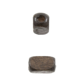 1110-2201-SAC - Wood Bead Rectangle 5X8MM Walnut 1 Box  (App. 885pcs) 1110-2201-SAC,bois rectangle,montreal, quebec, canada, beads, wholesale