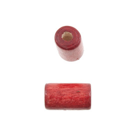 *1110-2265 - Wood Bead Cylinder 6X10MM Red 500pcs *1110-2265,Beads,Wood,Cylinder,Bead,Wood,Wood,6X10MM,Cylinder,Cylinder,Red,Red,China,1 Box,(App. 225pcs),montreal, quebec, canada, beads, wholesale