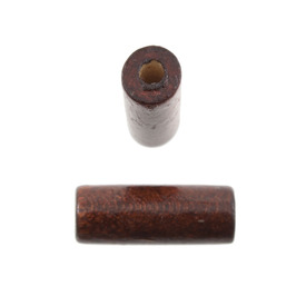 1110-2295-SAC - Wood Bead Cylinder 6X16MM Mahogany 90gr 1110-2295-SAC,ACA,montreal, quebec, canada, beads, wholesale