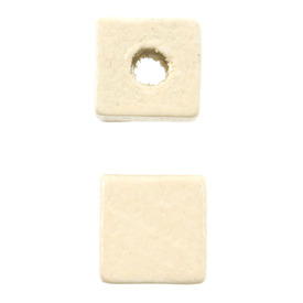 1110-2311-SAC - Wood Bead Cube 10MM White 1 Box  (App. 195pcs) 1110-2311-SAC,Billes de bois blanc,montreal, quebec, canada, beads, wholesale