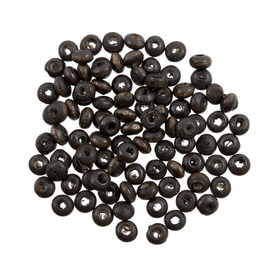 1110-2321-SAC - Wood Bead Disk 2X4MM Walnut 90gr 1110-2321-SAC,wal,montreal, quebec, canada, beads, wholesale