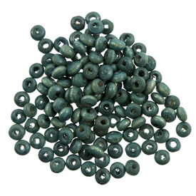 1110-2337-SAC - Bille de Bois Disque 2X4MM Bleu Vert 90gr 1110-2337-SAC,disk,montreal, quebec, canada, beads, wholesale