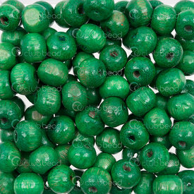 1110-240101-0807 - Wood Bead Round 8mm green 1bag 100gr (app 544pcs) 1110-240101-0807,Beads,Wood,Painted,montreal, quebec, canada, beads, wholesale