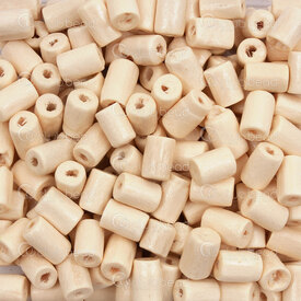 1110-240109-0801 - Wood Bead Cylinder 8x5mm Natural Bleached Dyed 1.5mm Hole 90g app. 800pcs 1110-240109-0801,Beads,Wood,Cylinder,Bead,Natural,Wood,8X5MM,Cylinder,Cylinder,Beige,Natural Bleached,Dyed,1.5mm hole,China,montreal, quebec, canada, beads, wholesale