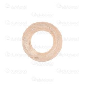 1110-240116-25 - Wood Bead Donut Round 22x5mm Natural Matte 12mm inner hole 40pcs 1110-240116-25,Pendants,Wood,montreal, quebec, canada, beads, wholesale