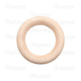 1110-240116-35 - Wood Bead Donut Round 35x6mm Natural Matte 23mm inner hole 20pcs 1110-240116-35,Pendants,montreal, quebec, canada, beads, wholesale