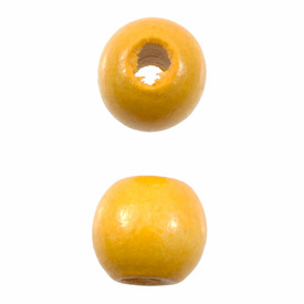 1110-2507-SAC - Wood Bead Round 12MM Yellow 90gr 1110-2507-SAC,12mm wood,montreal, quebec, canada, beads, wholesale