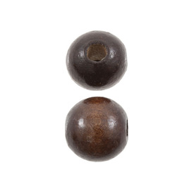 *1110-2521-BAG - Wood Bead Round 16MM Walnut 90gr *1110-2521-BAG,Beads,Wood,1 Bag,Bead,Wood,Wood,16MM,Round,Round,Brown,Walnut,China,1 Bag,(App. 100pcs),montreal, quebec, canada, beads, wholesale
