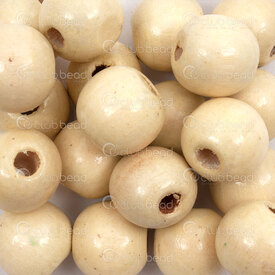 1110-2523-SAC - Wood Bead Round 16mm Natural Varnish 4.5mm Hole 90g app. 60pcs 1110-2523-SAC,Beads,Round,Bead,16MM,Bead,Natural,Wood,16MM,Round,Round,Beige,Natural,Varnish,4.5mm Hole,montreal, quebec, canada, beads, wholesale