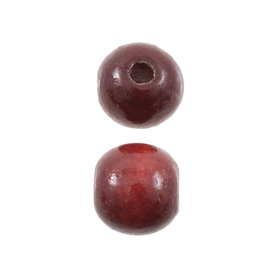 1110-2525-SAC - Wood Bead Round 16MM Marsala Red 100pcs 1110-2525-SAC,montreal, quebec, canada, beads, wholesale