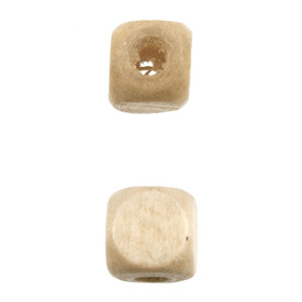 1110-2543-SAC - Wood Bead Cube 8MM Natural 90gr 1110-2543-SAC,bille cube 8mm,montreal, quebec, canada, beads, wholesale