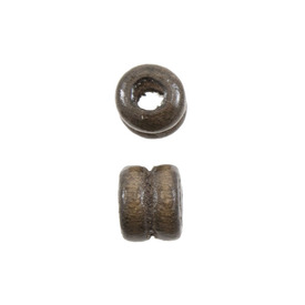 1110-2561-SAC - Wood Bead Spacer 6X5MM Walnut 90gr 1110-2561-SAC,wal,montreal, quebec, canada, beads, wholesale