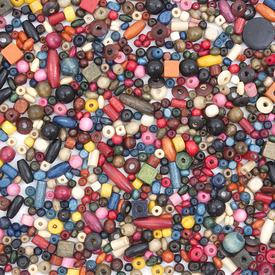 *1110-2799-BAG - Wood Bead Assorted Shapes Assorted Size 90gr *1110-2799-BAG,Beads,Bead,Wood,Wood,Assorted Size,Assorted Shapes,China,1 Bag (app. 100 gr.),montreal, quebec, canada, beads, wholesale