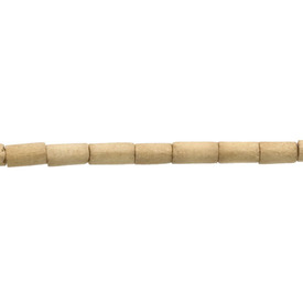 1110-6005-05 - Wood Bead Whitewood (Tambabawood / Neonauclea media) Cylinder 2.5X5MM 16'' String Philippines 1110-6005-05,montreal, quebec, canada, beads, wholesale