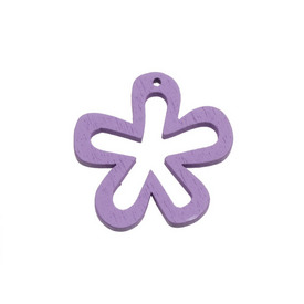*DB-1110-8000-01 - Wood Pendant Flower 30MM Light Purple 10pcs *DB-1110-8000-01,Pendants,10pcs,Wood,30MM,Pendant,Wood,Wood,30MM,Flower,Flower,Mauve,Purple,Light,China,montreal, quebec, canada, beads, wholesale