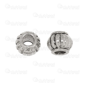 1111-0273 - Metal Bead European Style Cylinder 8x10mm Grey 5mm Hole 20pcs 1111-0273,European style,Bead,European Style,Metal,Metal,8X10MM,Cylinder,Cylinder,Grey,Grey,5mm Hole,China,20pcs,montreal, quebec, canada, beads, wholesale