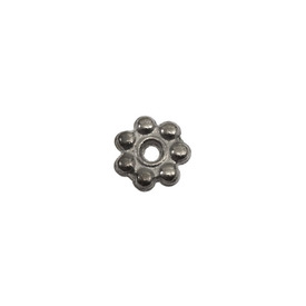 1111-0301-BN - Metal Bead Spacer Daisy 1X5MM Black Nickel 100pcs 1111-0301-BN,Findings,Spacers,Beads,1X5MM,Bead,Spacer,Metal,Metal,1X5MM,Flower,Daisy,Grey,Black Nickel,China,montreal, quebec, canada, beads, wholesale