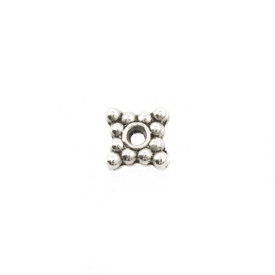 1111-0303 - Metal Bead Spacer Daisy Square 2X6MM Antique Nickel 100pcs 1111-0303,Beads,100pcs,2X6MM,Bead,Spacer,Metal,Metal,2X6MM,Square,Daisy,Square,Grey,Nickel,Antique,montreal, quebec, canada, beads, wholesale