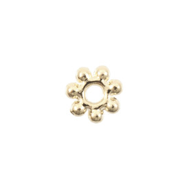 1111-0305-GL - Metal Bead Spacer Daisy 4MM Gold Lead Free, Nickel Free 100pcs 1111-0305-GL,Beads 6,Metal,4mm,Bead,Spacer,Metal,Metal,4mm,Flower,Daisy,Gold,Lead Free, Nickel Free,China,100pcs,montreal, quebec, canada, beads, wholesale