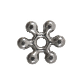 1111-0307-BN - Metal Bead Spacer Daisy 8MM Black Nickel Lead Free, Nickel Free 100pcs 1111-0307-BN,Beads,Metal,Others,8MM,Bead,Spacer,Metal,Metal,8MM,Flower,Daisy,Grey,Nickel,Black,montreal, quebec, canada, beads, wholesale