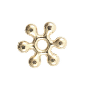 1111-0307-GL - Metal Bead Spacer Daisy 8MM Gold Lead Free, Nickel Free 100pcs 1111-0307-GL,Beads,8MM,100pcs,Bead,Spacer,Metal,Metal,8MM,Flower,Daisy,Gold,Lead Free, Nickel Free,China,100pcs,montreal, quebec, canada, beads, wholesale