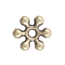 1111-0307-OXBR - Metal Bead Spacer Daisy 8MM Antique Brass Lead Free, Nickel Free 100pcs 1111-0307-OXBR,Beads,Metal,Others,Bead,Spacer,Metal,Metal,8MM,Flower,Daisy,Brass,Antique,Lead Free, Nickel Free,China,montreal, quebec, canada, beads, wholesale