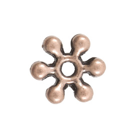 1111-0307-OXCO - Metal Bead Spacer Daisy 8MM Antique Copper Lead Free, Nickel Free 100pcs 1111-0307-OXCO,Beads,Metal,8MM,Bead,Spacer,Metal,Metal,8MM,Flower,Daisy,Brown,Copper,Antique,Lead Free, Nickel Free,montreal, quebec, canada, beads, wholesale