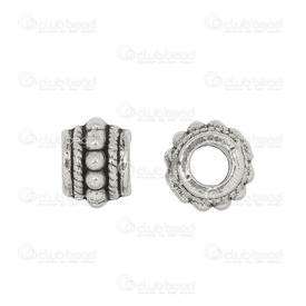 1111-0477 - Metal Bead Fancy 6x8.5mm 20pcs 1111-0477,Beads,Metal,Others,Fancy,Bead,Metal,Metal,6x8.5mm,Fancy,20pcs,montreal, quebec, canada, beads, wholesale