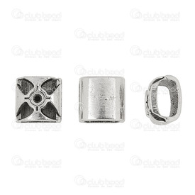 1111-0479 - Metal Bead 13X13mm Antique Nickel 10pcs 1111-0479,Clearance by Category,Metal,10pcs,Bead,Metal,Metal,13X13mm,Antique Nickel,10pcs,montreal, quebec, canada, beads, wholesale