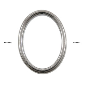 1111-0805-BN - Metal Bead Ring Oval 14X18MM Black Nickel With Hole 50pcs 1111-0805-BN,Bead,Ring,Metal,Metal,14X18MM,Round,Oval,Grey,Black Nickel,With Hole,China,50pcs,montreal, quebec, canada, beads, wholesale