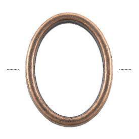 1111-0805-OXCO - Metal Bead Ring Oval 14X18MM Antique Copper With Hole 50pcs 1111-0805-OXCO,Clearance by Category,Metal,14X18MM,Bead,Ring,Metal,Metal,14X18MM,Round,Oval,Brown,Copper,Antique,With Hole,montreal, quebec, canada, beads, wholesale