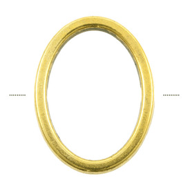 1111-0807-GL - Metal Bead Ring Oval 10X15MM Gold With Hole 25pcs 1111-0807-GL,25pcs,Bead,Ring,Metal,Metal,10X15MM,Oval,Gold,With Hole,China,25pcs,montreal, quebec, canada, beads, wholesale