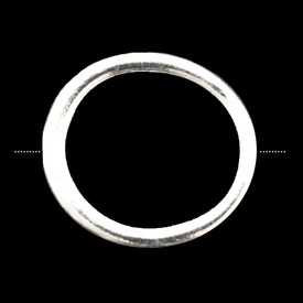 1111-0811-SL - Metal Bead Ring Irregular Circle 12MM Silver With Hole 50pcs 1111-0811-SL,Beads,Metal,Geometric forms,Bead,Ring,Metal,Metal,12mm,Round,Irregular Circle,Grey,Silver,With Hole,China,montreal, quebec, canada, beads, wholesale