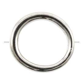 1111-0811-WH - Metal Bead Ring Irregular Circle 12MM Nickel With Hole 50pcs 1111-0811-WH,Beads,Metal,Geometric forms,Bead,Ring,Metal,Metal,12mm,Round,Irregular Circle,Grey,Nickel,With Hole,China,montreal, quebec, canada, beads, wholesale