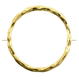 1111-0813-GL - Metal Bead Ring Circle Twisted 21MM Gold With Hole 25pcs 1111-0813-GL,Bead,Ring,Metal,Metal,21mm,Round,Circle,Twisted,Gold,With Hole,China,25pcs,montreal, quebec, canada, beads, wholesale