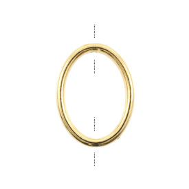 1111-0815-GL - Metal Bead Ring Oval 14X18MM Gold With Hole 50pcs 1111-0815-GL,Beads,Metal,Geometric forms,Bead,Ring,Metal,Metal,14X18MM,Oval,Y,Gold,With Hole,China,50pcs,montreal, quebec, canada, beads, wholesale