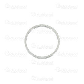 1111-0823-15WH - Metal Ring Flat Circle 15x1mm Inner Diameter 13mm Natural 50pcs 1111-0823-15WH,M*,montreal, quebec, canada, beads, wholesale