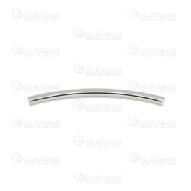 1111-1151-WH - Metal Bead Tube Curved 25x2mm Nickel Nickel Free 100pcs 1111-1151-WH,Beads,Metal,Others,Bead,Metal,Metal,25x2mm,Cylinder,Tube,Curved,Nickel,Nickel Free,China,100pcs,montreal, quebec, canada, beads, wholesale