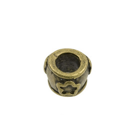 1111-1319-OXBR - Bille de Métal Cylindre de Fantaisie 9MM Laiton Antique Trou Large 20pcs 1111-1319-OXBR,Billes,Style européen,Métal,Bille,Métal,Métal,9MM,Cylindre,Fantaisie,Laiton,Antique,Large Hole,Chine,20pcs,montreal, quebec, canada, beads, wholesale